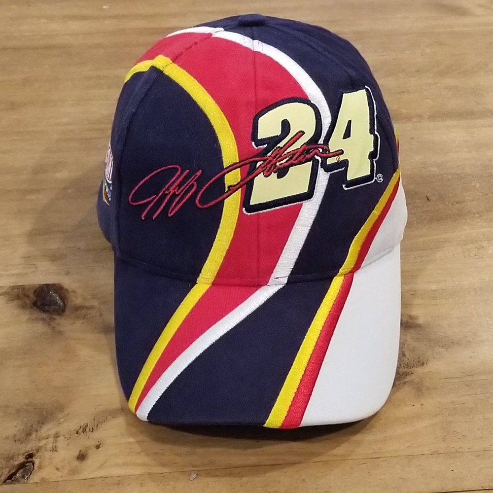Vintage Jeff Gordan Hat Strap Back Chase #24 NASCAR One Size Adjustable